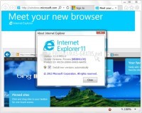 Pantallazo Internet Explorer 11 Developer Preview