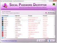 Foto Social Password Decryptor