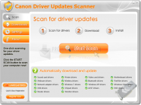 Pantallazo Canon Driver Updates Scanner