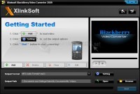 Pantallazo XlinkSoft Blackberry Video Converter