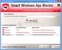 Pantallazo Smart Windows App Blocker