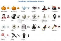 Pantallazo Desktop Halloween Icons