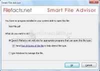 Pantallazo Smart File Advisor