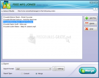 Pantallazo Free MP3 Joiner