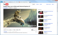 Pantallazo WebM Video for Internet Explorer 9