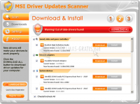 Foto MSI Driver Updates Scanner