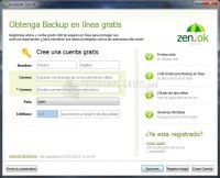 Captura ZenOK Online Backup