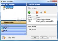 Pantallazo Actual File Folders