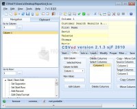 Pantallazo CSV File Editor