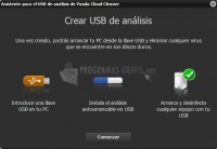 Pantallazo Panda Cloud Cleaner USB