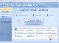 Pantallazo Brother Drivers Update Utility