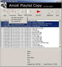 Pantallazo AmoK Playlist Copy