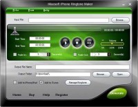 Pantallazo iMacsoft iPhone Ringtone Maker