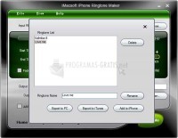 Captura iMacsoft iPhone Ringtone Maker