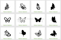 Captura Iconos de mariposas