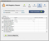 Foto AVS Registry Cleaner