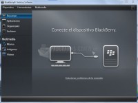 Pantallazo BlackBerry Desktop Software