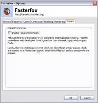 Captura de pantalla FasterFox