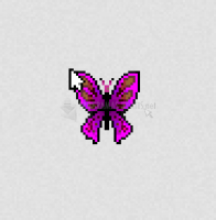 Pantallazo Flapping Purple Butterfly Cursor