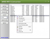 Pantallazo AMR MP3 Converter