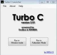Pantallazo Turbo C for Windows