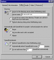 Captura Microsoft NetMeeting