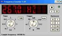 Pantallazo Frequency Counter