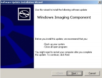 Pantallazo Windows Imaging Component
