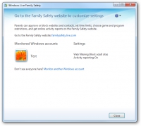 Captura Windows Live Family Safety