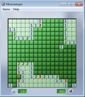 Pantalla Minesweeper