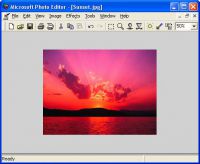 Pantallazo Microsoft Photo Editor