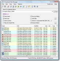 Pantallazo EF Duplicate Files Manager XP