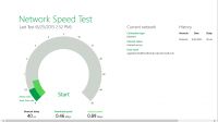 Pantallazo Network Speed Test