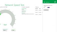 Screenshot Network Speed Test