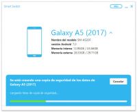 Screenshot Samsung Smart Switch