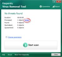 Foto Kaspersky Virus Removal Tool