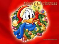 Pantallazo Fondo del Pato Donald en Navidad