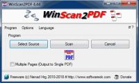 Pantallazo WinScan2PDF