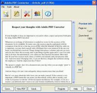 Pantallazo Adolix PDF Converter