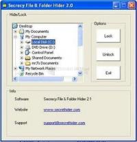 Pantallazo Secrecy File & Folder Hider