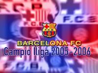 Pantallazo F.C. Barcelona Campeones de Liga 2006
