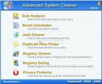 Pantallazo Advanced System Cleaner
