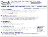 Pantallazo Google Desktop Search
