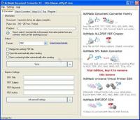 Captura de pantalla ActMask Document Converter CE