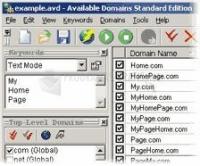 Pantallazo Available Domains Pro