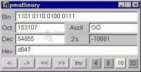 Pantallazo Binary Converter (pmaBinary)