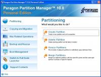 Pantallazo Paragon Partition Manager