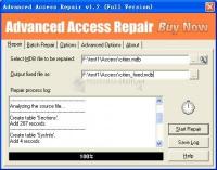 Pantallazo Advanced Access Repair