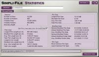 Pantallazo Simpli-File Statistics