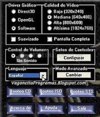 Pantallazo AdriPSX Playstation Emulator
